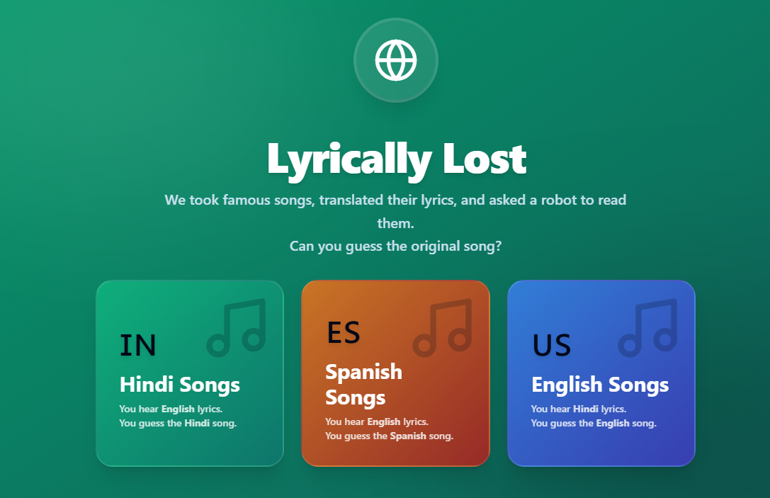 Lyrically Lost preview image