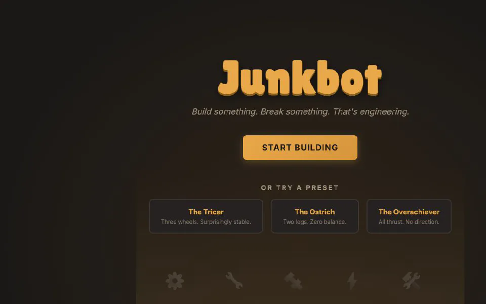 Junkbot preview