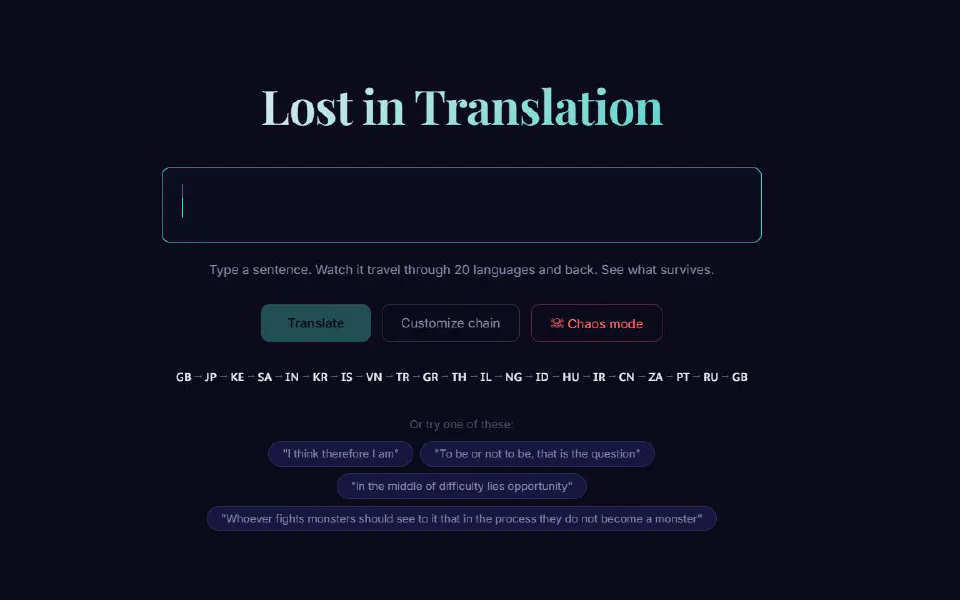 Lost in Translation preview