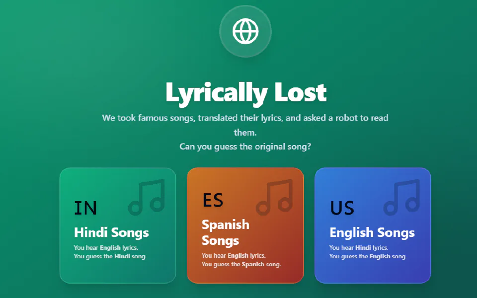 Lyrically Lost preview
