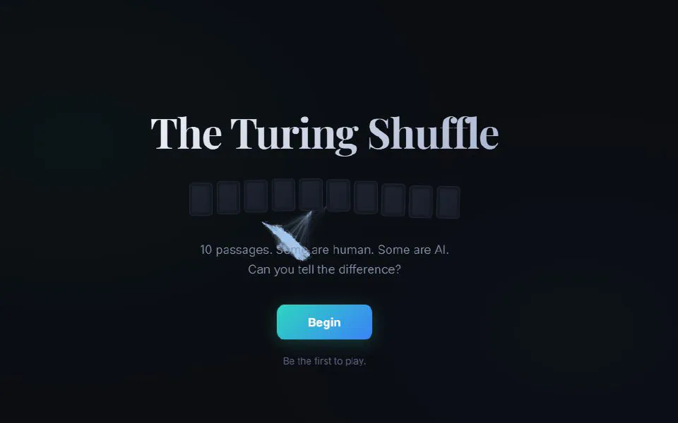 The Turing Shuffle preview